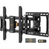 imagePerlegear ULListed Full Motion TV Wall Mount for 4086 Inch Flat Curved TVs up to 132 lbs 1216 Wood Studs TV Mount Bracket with ToolFree Tilt Swivel Extension Max VESA 600 x 400mm PGLF15