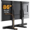 imagePerlegear Universal TV Stand Legs for Most 3786 Inch TVs up to 132 lbs Height Adjustable TV Legs Replacement Suitable for Soundbar Table Top Stand Base Max VESA 800 x 500mm PGTVS20