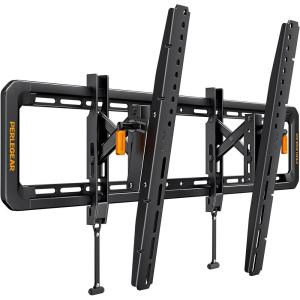 imagePerlegear Advanced Tilt TV Wall Mount PreAssembled Tv Mount for Most 4290 inch TVs up to 150 lbs 6inch Arm Extension 15 Full Tilt Fits 2416 Wood Studs Max VESA 600x400mm