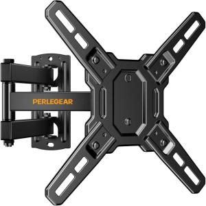 imagePerlegear Full Motion TV Wall Mount Bracket for Most 1342 Inch LED LCD Flat Curved Screen TVs ampamp Monitors Swivel Tilt Extension with Articulating Arms Max VESA 200x200mm up to 44lbs