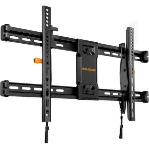 imagePerlegear Tilting TV Wall Mount for 4290 Inch TVs with Leveling Adjustment Low Profile TV Mount up to 132 lbs Wall Mount Bracket Fits 12161824 Wood Studs Max VESA 600x400mm PGLT9