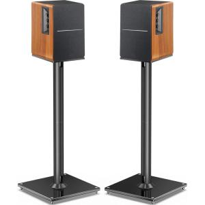 imagePerlegear Universal Speaker Stands for Surround Sound up to 22lbs  28 Inch Bookshelf Speaker Stands for Bose Polk JBL KEF Klipsch ampamp Others Floor Speaker Stand with Cable Management 1Pair PGSS6