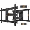 imagePerlegear TV Wall Mount for 5565 75 85 90 98 100 120 Inch TVs Heavy Duty TV Mount Fits 241816Wood Studs Preassembled Full Motion TV Mount up to 225lbs Max VESA 900x600mm PGXLF03BFits 55120 TVs  Max 24 Wood Stud