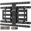 imagePerlegear Ultra Slim TV Wall Mount 11 Low Profile for 4290 TVs Fits 1624 Studs Full Motion TV Mount Wall Bracket with Dual Articulating Arms Swivel Tilt Max VESA 600x400mm Holds 132lbs