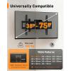 imagePerlegear Corner TV Wall Mount Long Arm TV Mount for 4284 Inch TVs up to 150 lbs  Full Motion Wall Mount Single Stud with 372 ExtensionFits 3875 TVs  Max 600x400mm