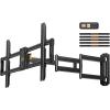 imagePerlegear Corner TV Wall Mount Long Arm TV Mount for 4284 Inch TVs up to 150 lbs  Full Motion Wall Mount Single Stud with 372 ExtensionFits 4284 TVs  Max 600x400mm