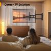 imagePerlegear Corner TV Wall Mount Long Arm TV Mount for 4284 Inch TVs up to 150 lbs  Full Motion Wall Mount Single Stud with 372 ExtensionFits 4284 TVs  Max 600x400mm