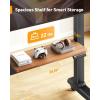 imagePerlegear Rolling TV Stand for 32110 TVs up to 250 lbs Outdoor TV Stand with Large Wheels Handle amp Power Outlet Height Adjustable Mobile TV Cart with Wood Shelf Max VESA 800x600mm PGTVMC24Bfor 3786 TVs