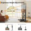 imagePerlegear Rolling TV Stand for 32110 TVs up to 250 lbs Outdoor TV Stand with Large Wheels Handle amp Power Outlet Height Adjustable Mobile TV Cart with Wood Shelf Max VESA 800x600mm PGTVMC24Bfor 50110 TVs