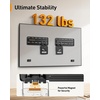 image:imagePerlegear Ultra Slim TV Wall Mount 03 Low Profile Compatible with 43 86 Flat TV Neo QLED Frame TV Flush Mount Flat Mount Bracket Micro Gap Holds up to 132 lbs Blends Into Any Interior