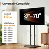 image:imagePerlegear Universal Floor TV Stand for 3270 TVs up to 110 lbs HeightAdjustable Tall TV Stand with Solid Wood Base amp ExtraStable AntiTip Feet Swivel TV Mount for Bedroom VESA 400x400 PGFLS34B