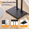 image:imagePerlegear Universal Floor TV Stand for 3270 TVs up to 110 lbs HeightAdjustable Tall TV Stand with Solid Wood Base amp ExtraStable AntiTip Feet Swivel TV Mount for Bedroom VESA 400x400 PGFLS34B