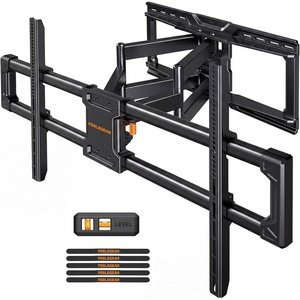 image:imagePerlegear Extra Large Full Motion TV Wall Mount for 55120 Inch TVs up to 220 lbs Heavy Duty TV Mount Wall Bracket with Smooth Tilt Swivel amp Extension Fits 1624 Wood Studs Max VESA 900 x 600mm55120 Inch Full Motion TV Wall Mount